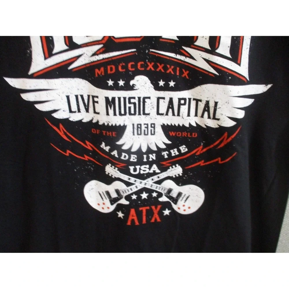 Austin Texas Music Capital T Shirt Size Medium Outhouse Designs